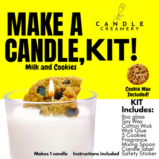 DIY Candle Making Kit- Milk & Cookies
