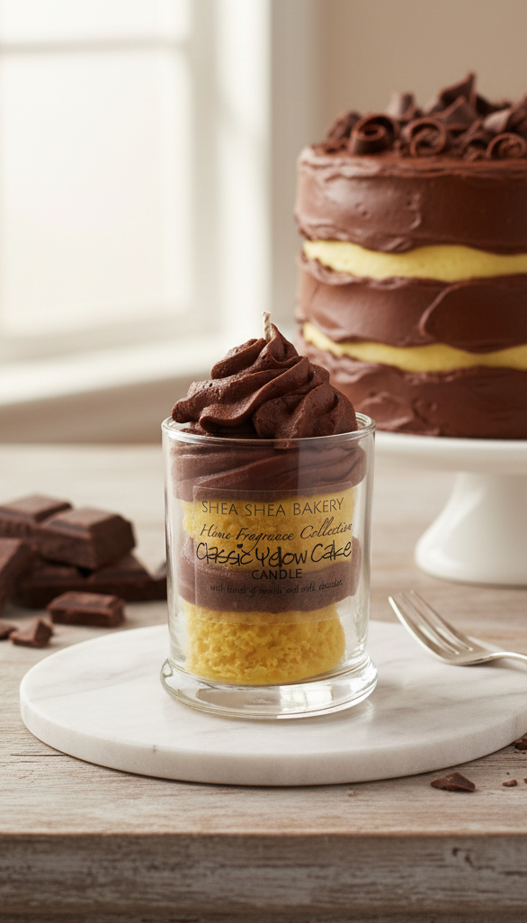 Classic Yellow Cake Candle