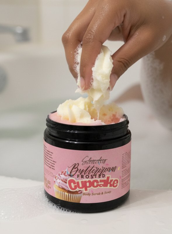 Frosted Cupcake Cleansing Body Scrub