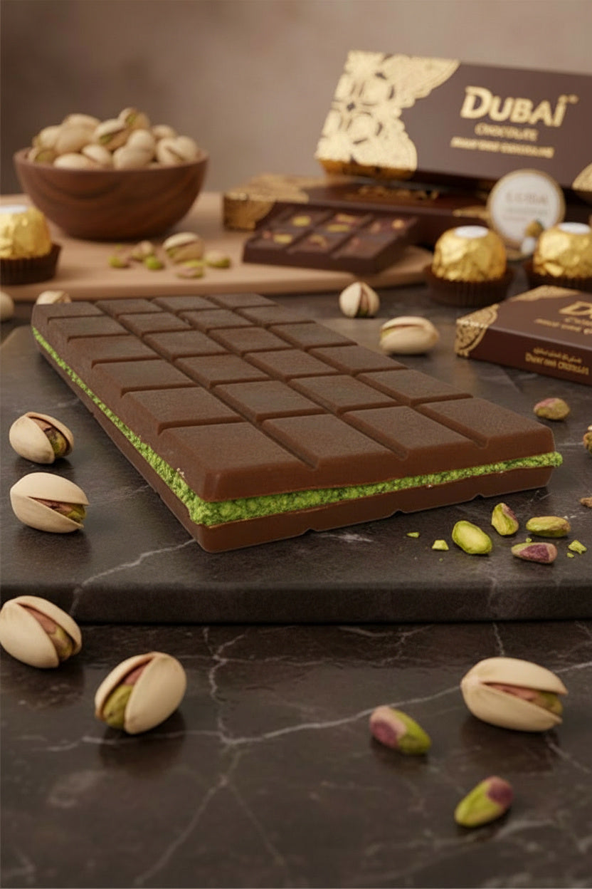 Dubai Chocolate Bar Soap + Scrub