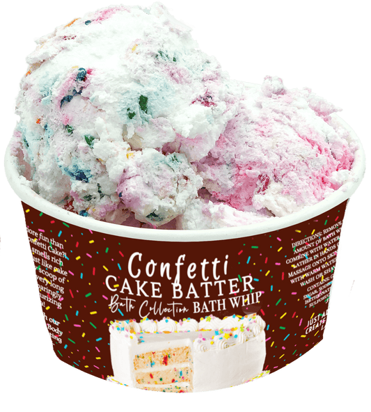 Confetti Cake Batter Bath Whip - Sheamakery Skincare