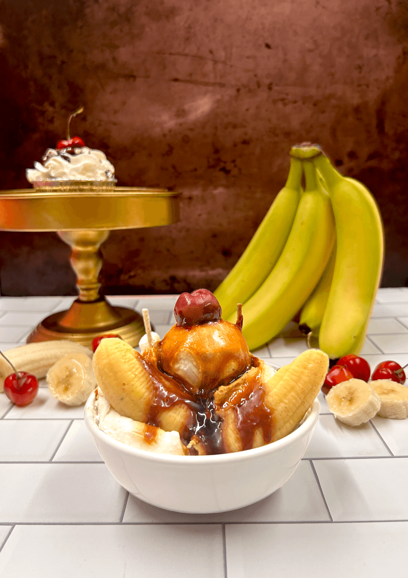 Banana Split Ice Cream Candle - Sheamakery Skincare