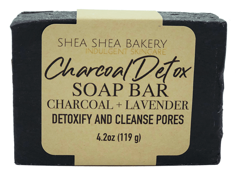 Charcoal Detox Soap Bar - Sheamakery Skincare