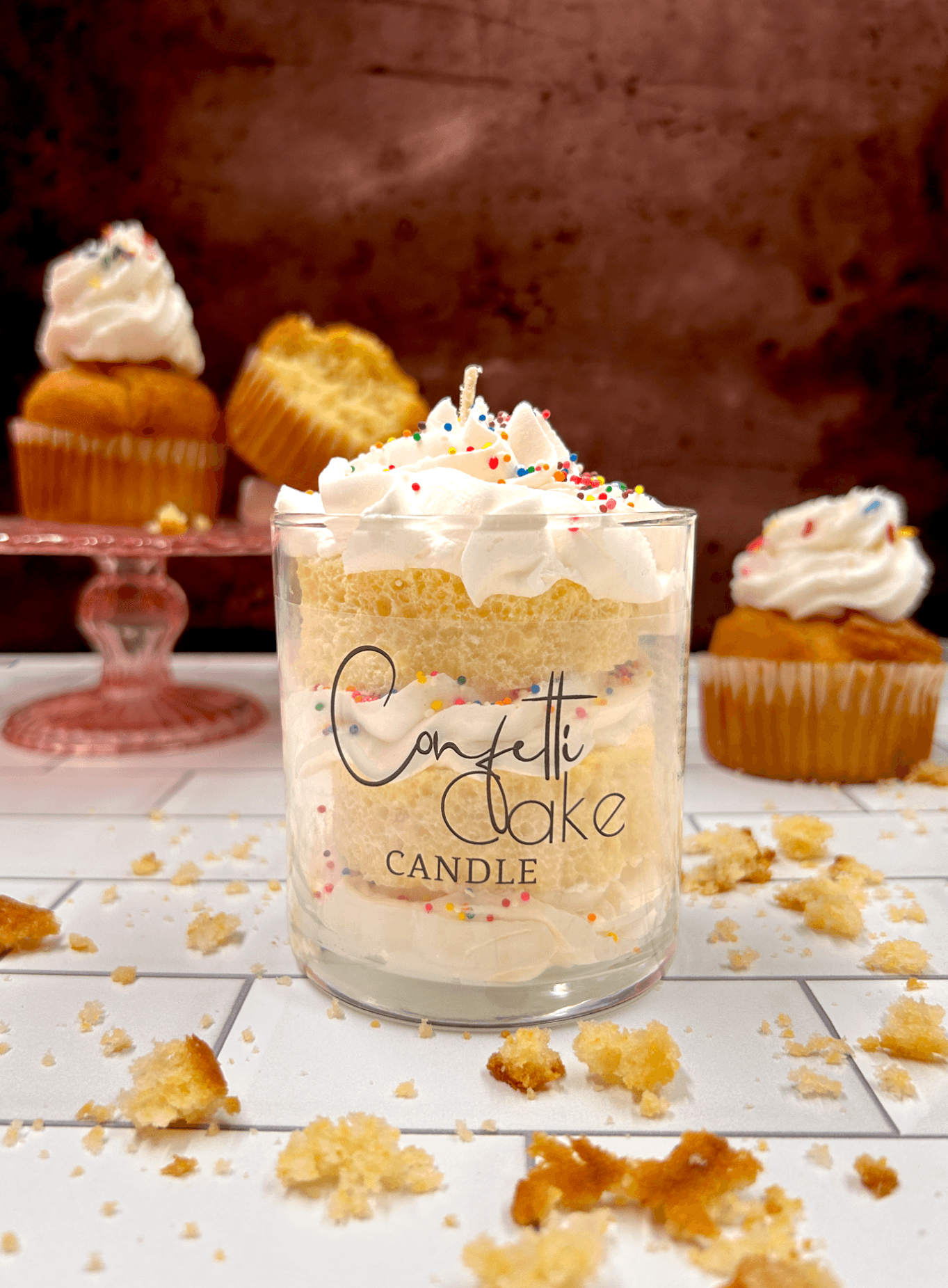 Confetti Cake in a Cup Candle™ - Sheamakery Skincare