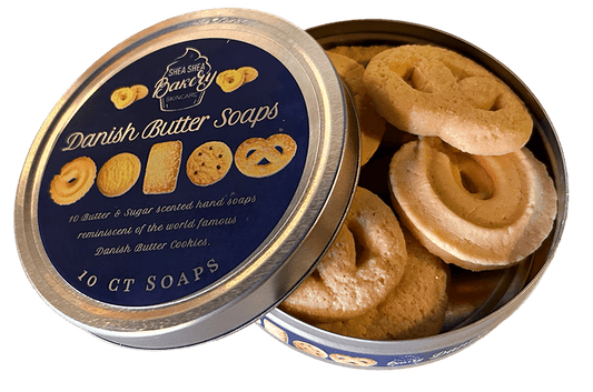 Danish Butter Cookie Soaps-10pc set - Sheamakery Skincare