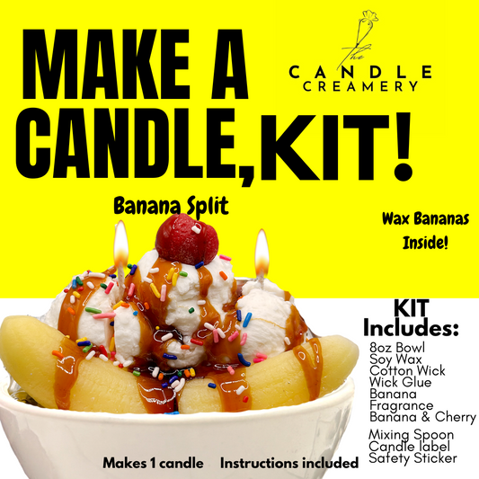 DIY Candle Making Kit- Banana Split