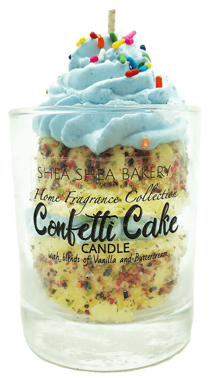 Iced Blue Confetti Cake Candle™ - Sheamakery Skincare